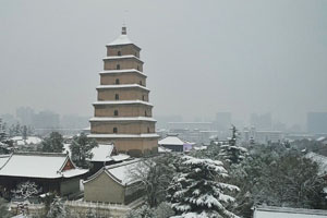 古城初雪 梦回长安