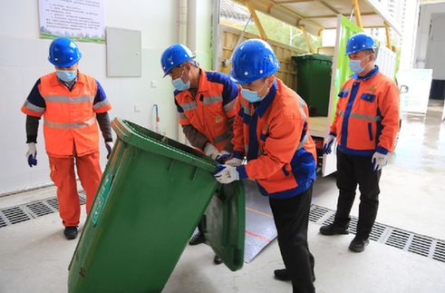 咸阳渭城区首个厨余垃圾分散处置中心试运行