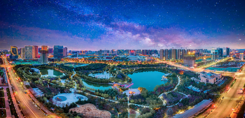 航天基地夜景