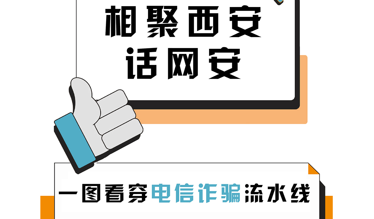 相聚西安話網安：一圖看穿電信詐騙“流水線”