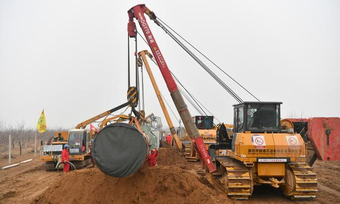（新华全媒+）西气东输三线陕西段开年建设稳步推进